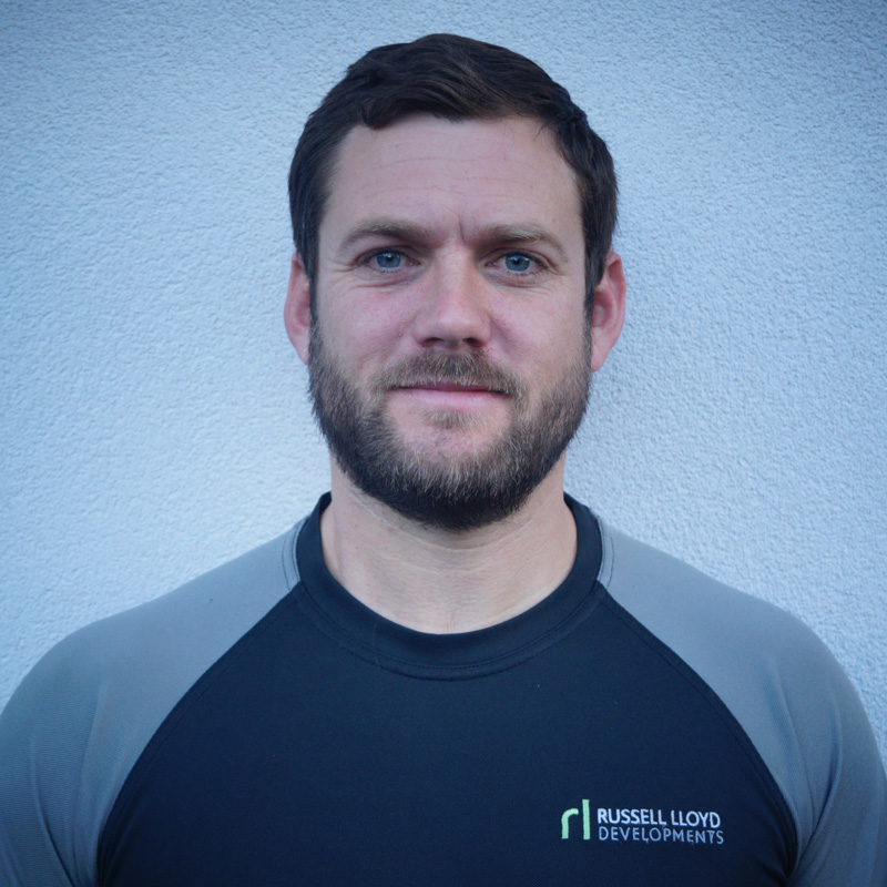 profile image of David Evans wearing Russell Lloyd Evans branded t-shirt